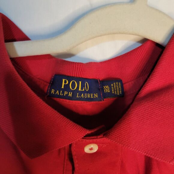 Red Ralph Lauren Polo XXL - Picture 2 of 4